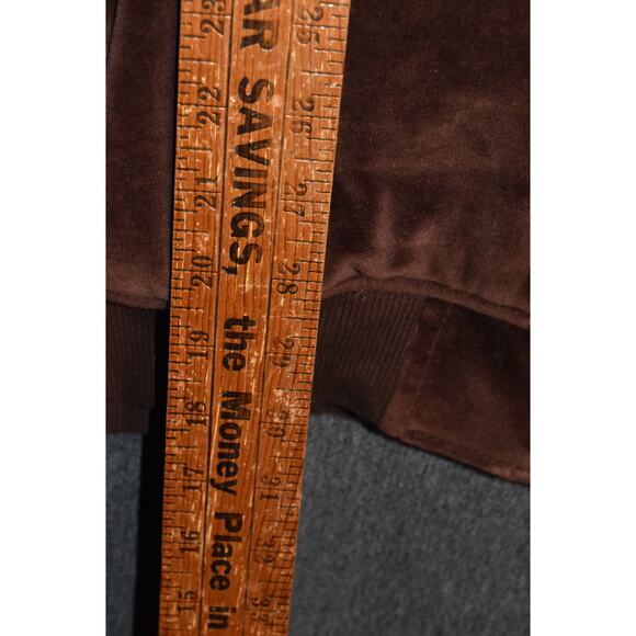 VINTAGE Southpole Velour Track Jacket Men's XL Hoodie New York 21 1991-03 SP - Picture 10 of 10